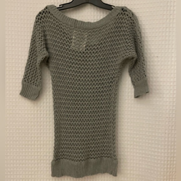 Hollister crochet gray sweater size XS/S - Picture 3 of 4